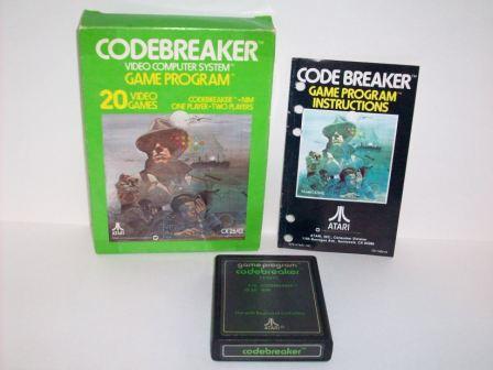 Codebreaker (Atari text label) (CIB) - Atari 2600 Game